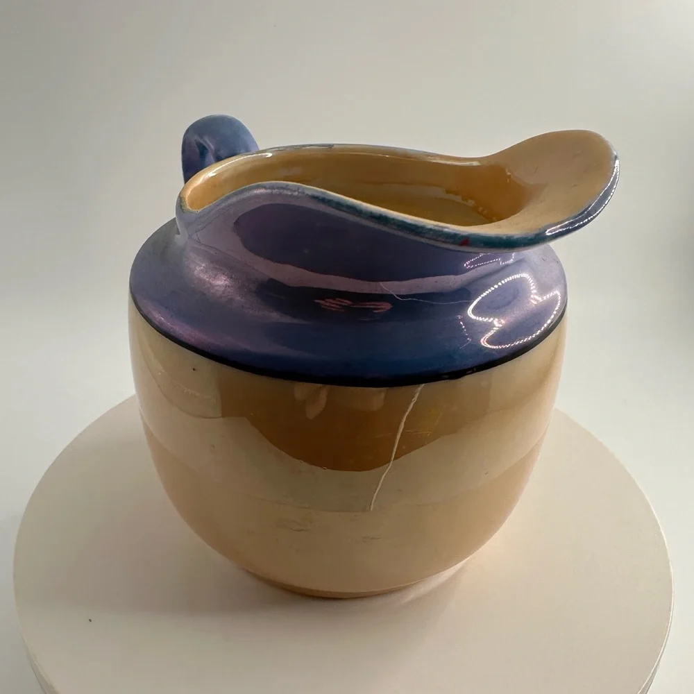 Vintage Floral Ceramic Pitcher - Picture 5 of 5